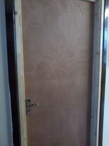 Door and frame