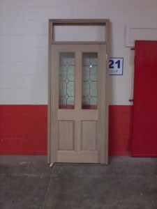 Oak door and frame