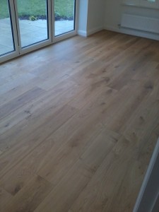 Oak flooring