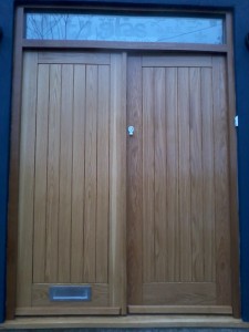 Oak front door 1