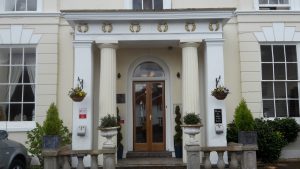 Oak front door for Hotel 1