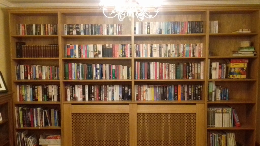 Oak Bookcase With Radiator Cover Bartlett Joinery And Carpentry